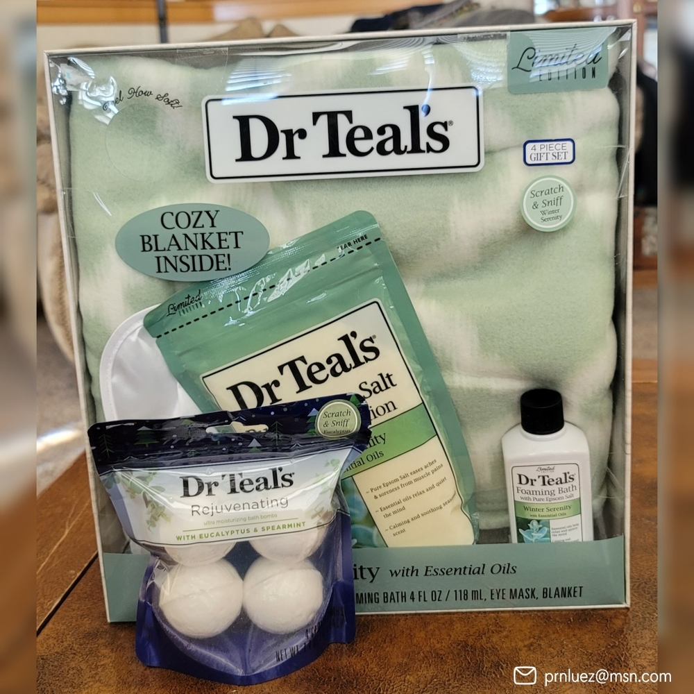 Dr Teals Winter Serenity with Essential Oils, 5pc